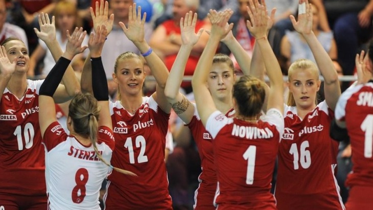 Сборная Польши выиграла все три сета
