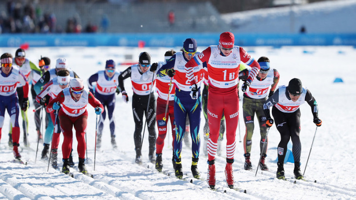 Российские лыжники выиграли серебро и бронзу в масс-старте на Универсиаде