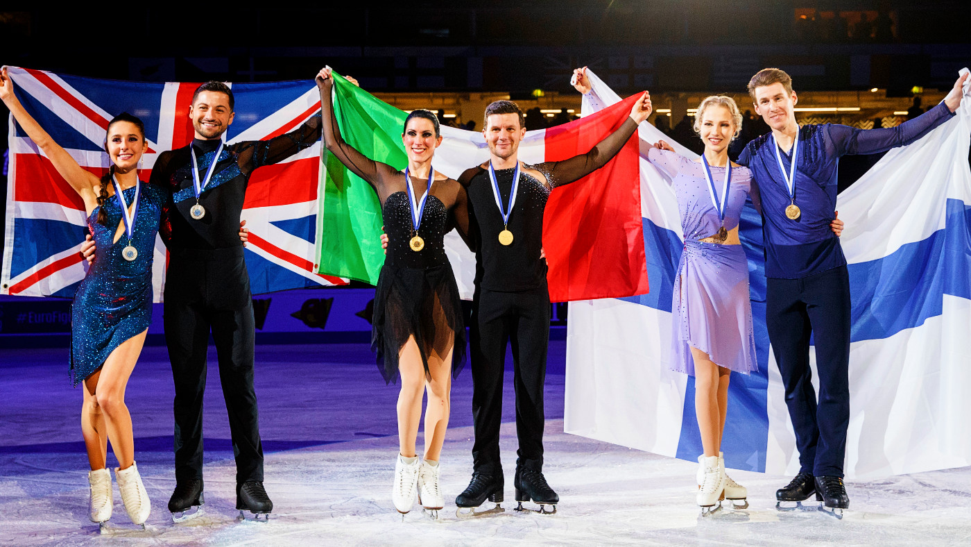 Гиньяр и Фаббри выиграли ЧЕ-2023 в танцах на льду