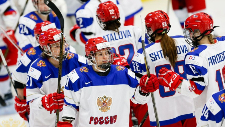 Хоккеистки сборной России