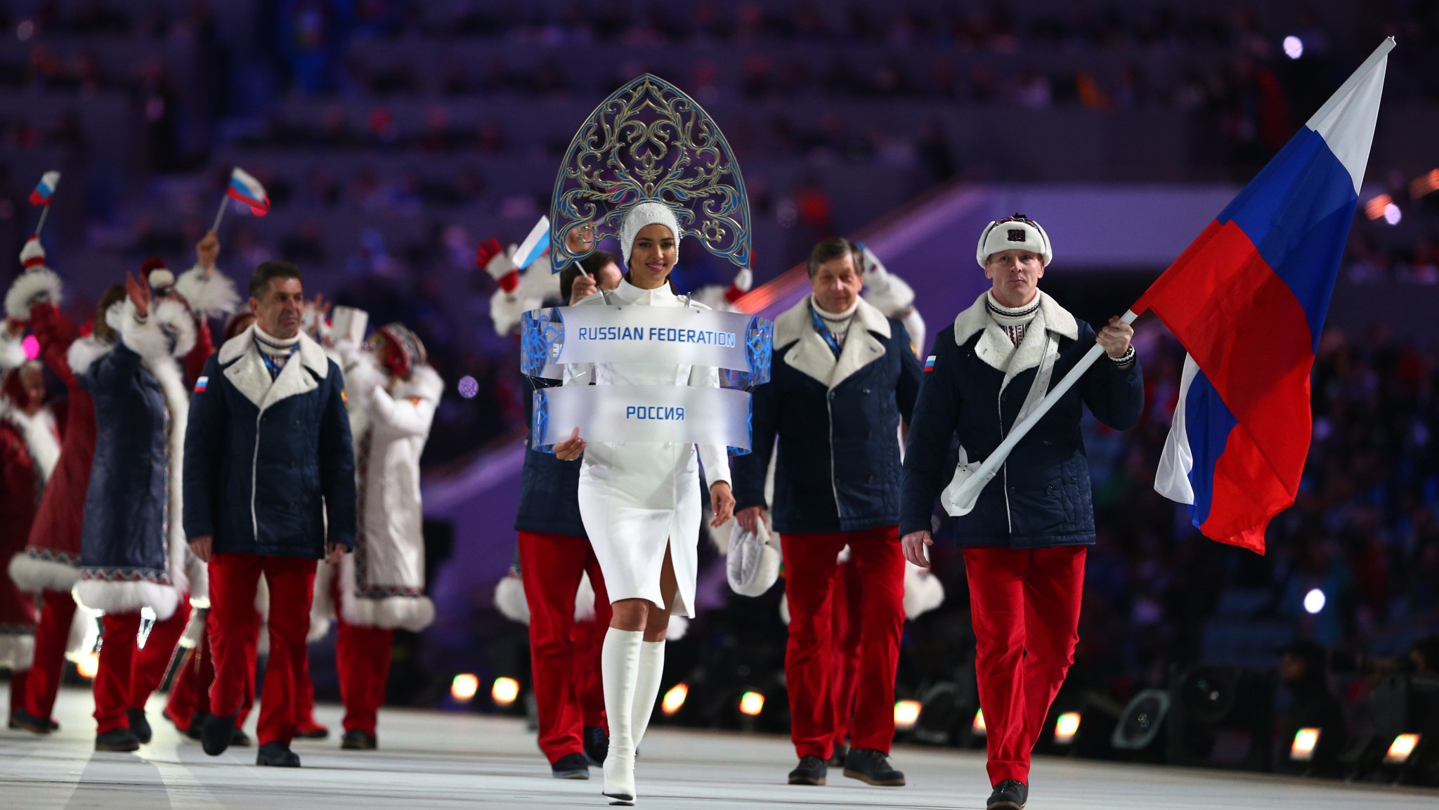 Российским олимпийцам запретили размещать на форме национальную символику