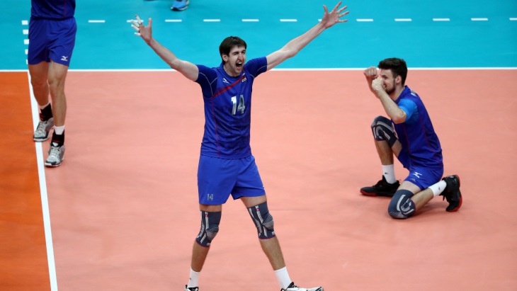 Российские волейболисты обыграли команду Ирана