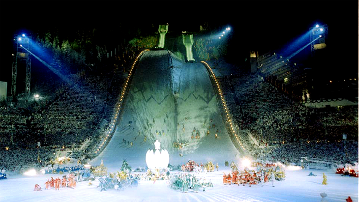 Церемония открытия Олимпиады в Лиллехаммере