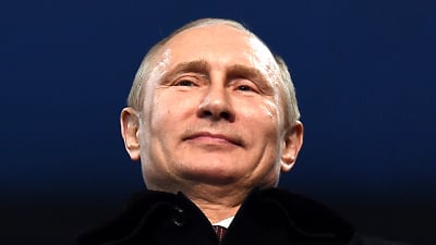 Владимир Путин на церемонии открытия Игр в Сочи