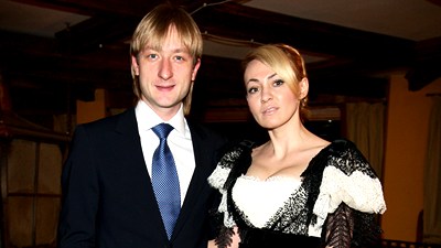 Евгений Плющенко и  Яна Рудковская