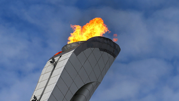 Олимпийский факел Сочи-2014