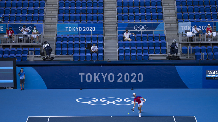 Из-за дождя прерваны теннисные матчи на Олимпиаде в Токио